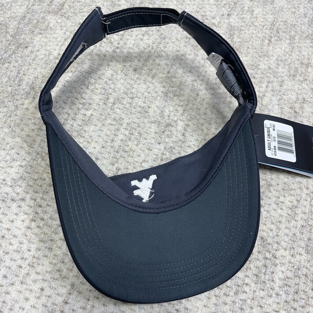 West Virginia Mountaineers Sun Visor Hat Cap Strap Back Nike Golf Wrestling Team - Picture 8 of 9